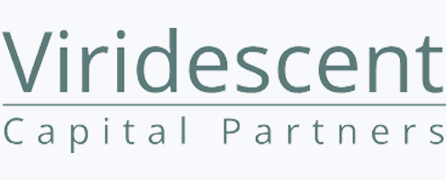 Viridescent Capital Partners logo. Viridescent utilizes CannaSpyglass's cannabis data analytics services.
