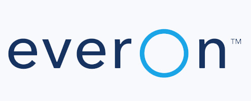 The everOn logo, representing their utilization of CannaSpyglass's cannabis market intelligence platform. CannaSpyglass offers insights and analytics for the cannabis industry.